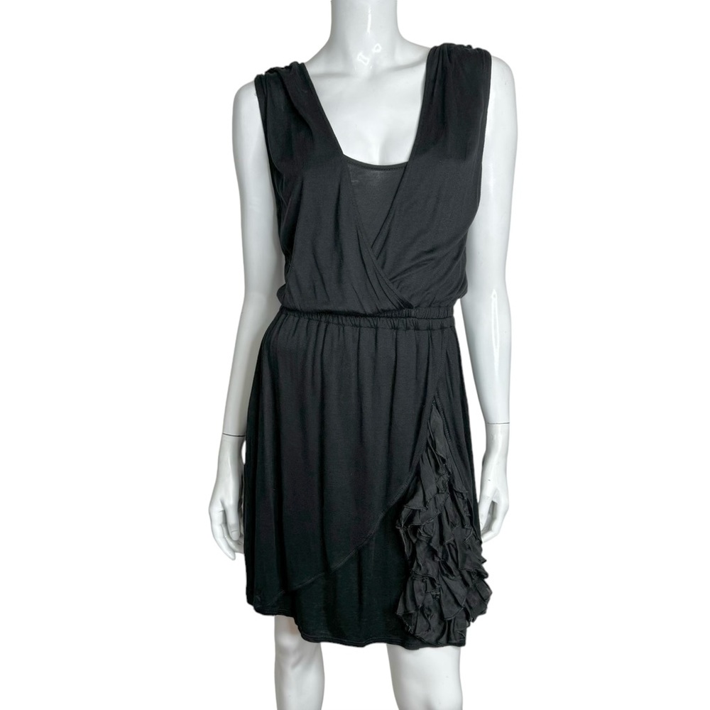 Zara Basic Evening Collection Sleeveless Ruffled … - image 1